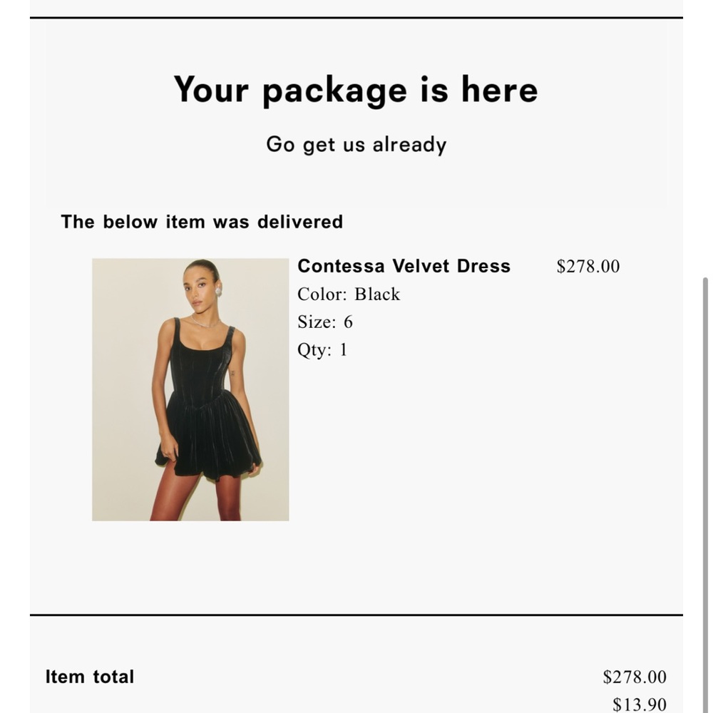 Black Velvet Dress
